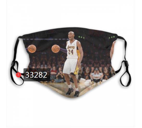 2021 NBA Los Angeles Lakers #24 kobe bryant 33282 Dust mask with filter->nba dust mask->Sports Accessory